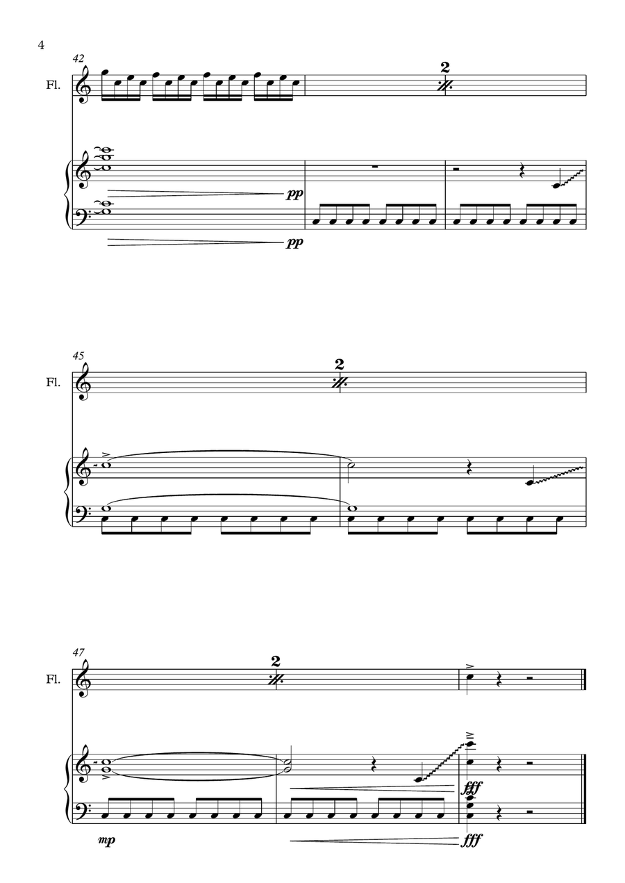Thunderstruck Thunderstruck Flute Solo scores gallery preview page 4