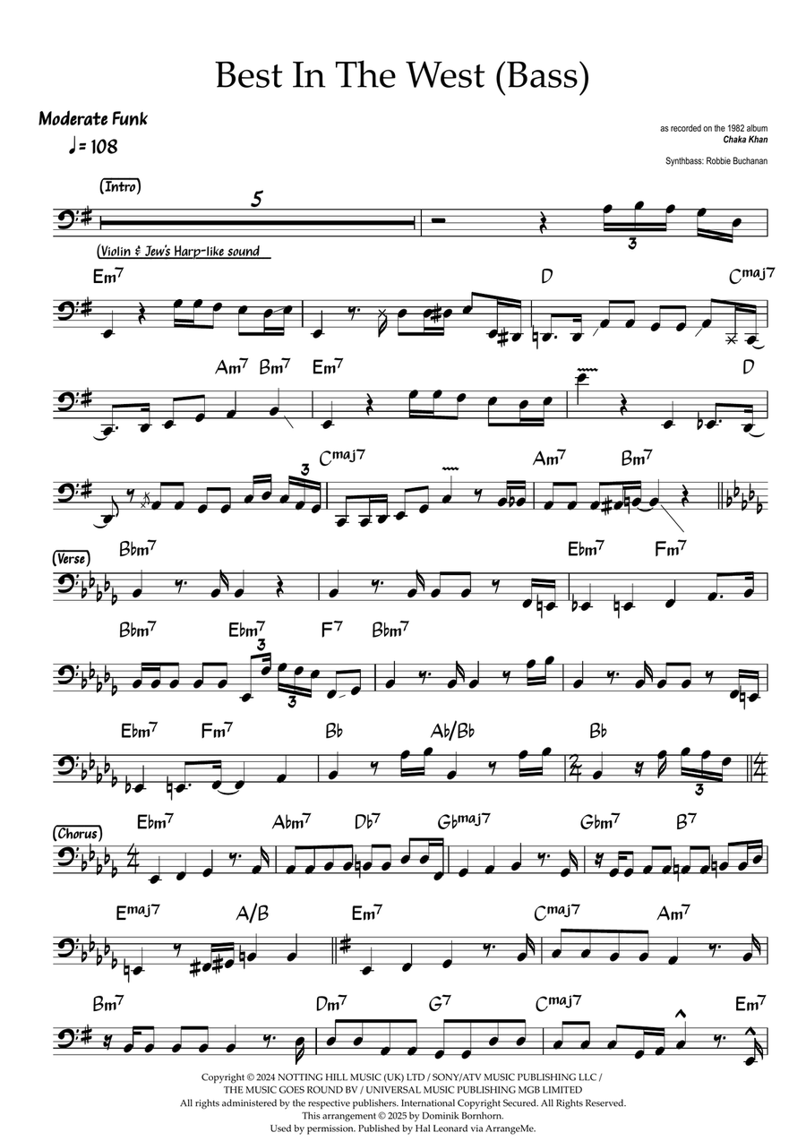 Best In The West Acoustic Guitar scores gallery preview page 1