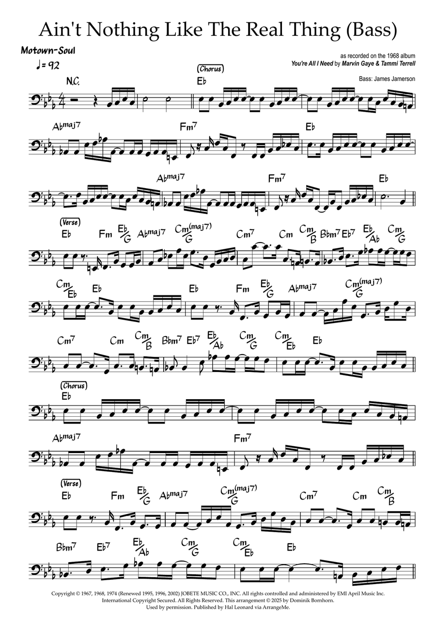 Ain't Nothing Like The Real Thing Acoustic Guitar scores gallery preview page 1
