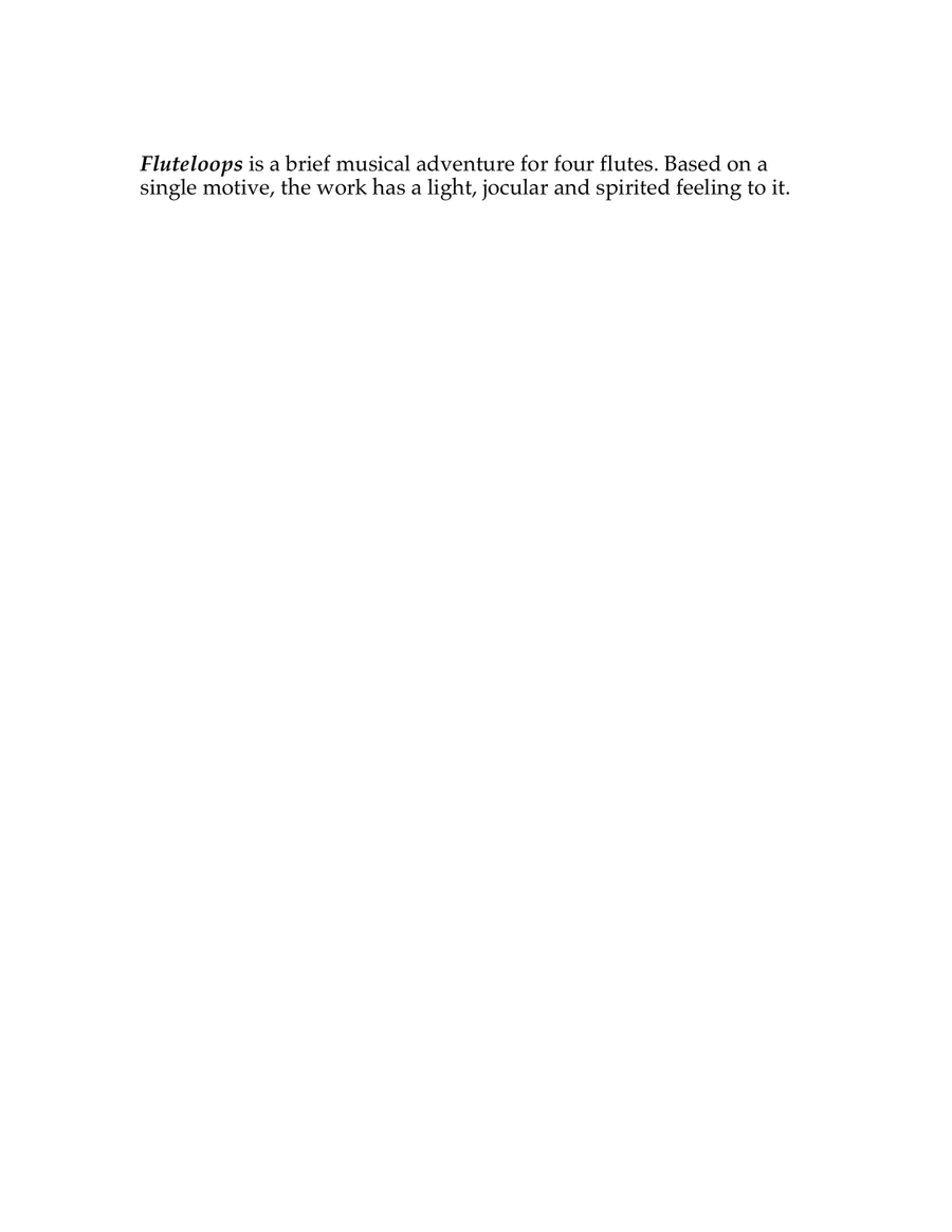 Fluteloops Fluteloops Flute Quartet scores gallery preview page 2