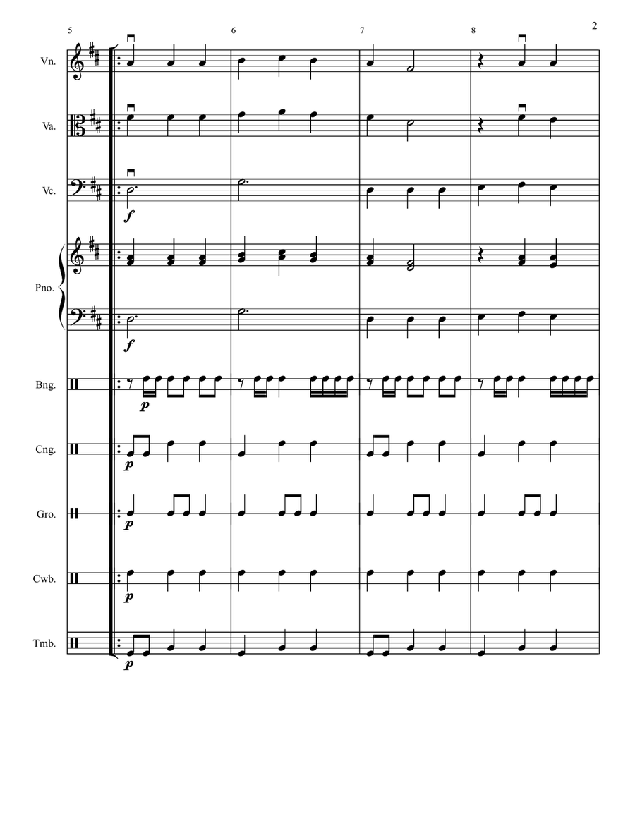 El Coqui El Coqui String Orchestra scores gallery preview page 2
