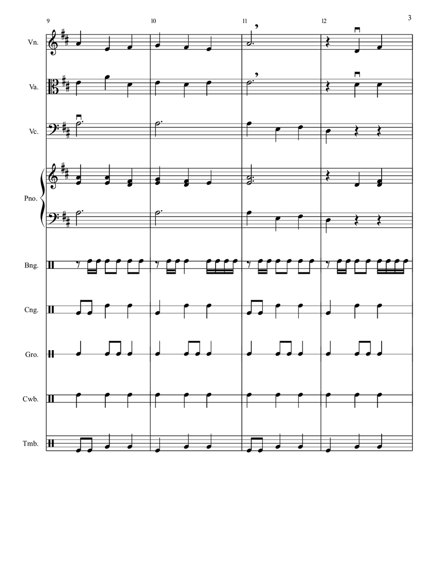 El Coqui El Coqui String Orchestra scores gallery preview page 3