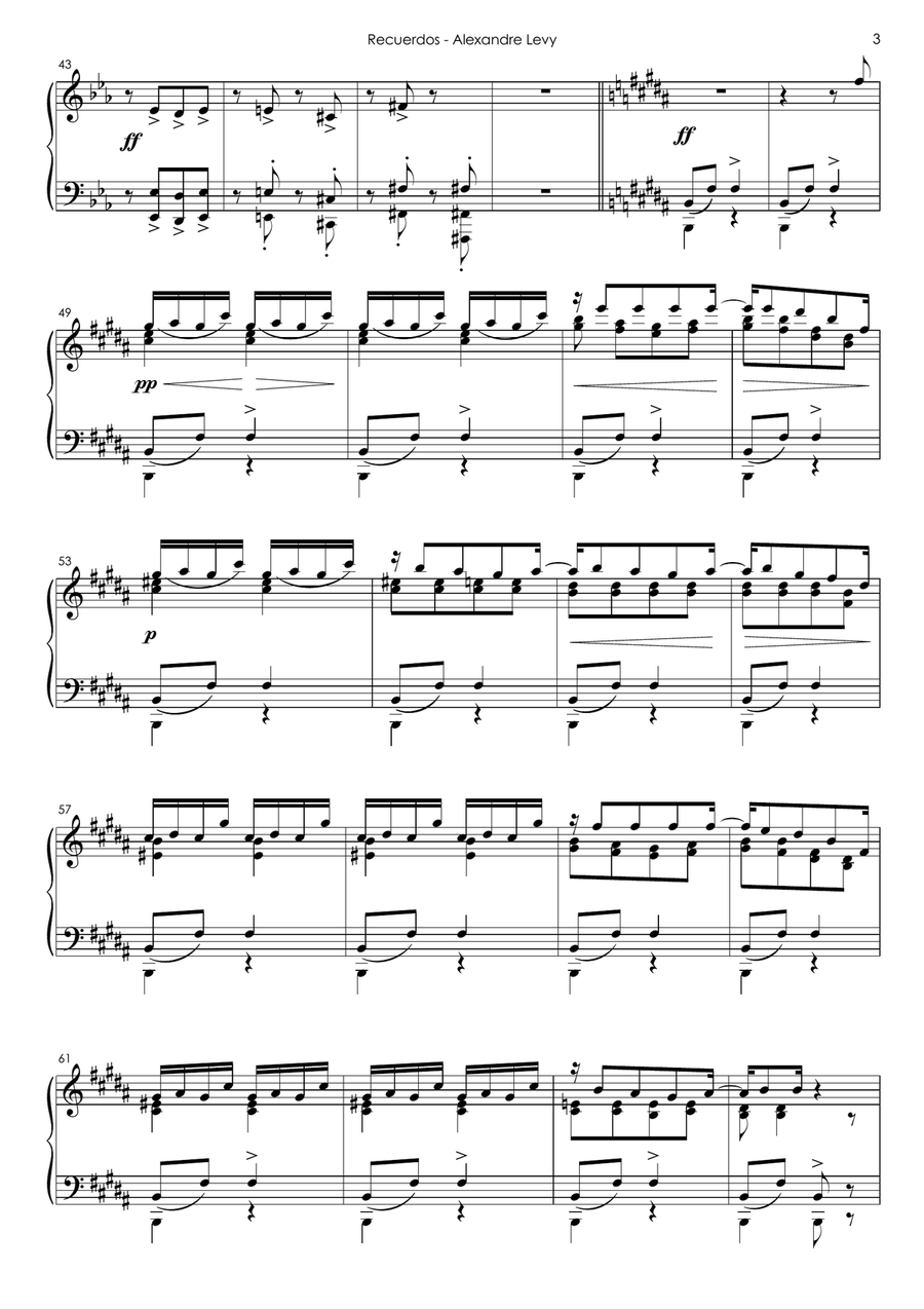 RECUERDOS Chamber Music scores gallery preview page 3
