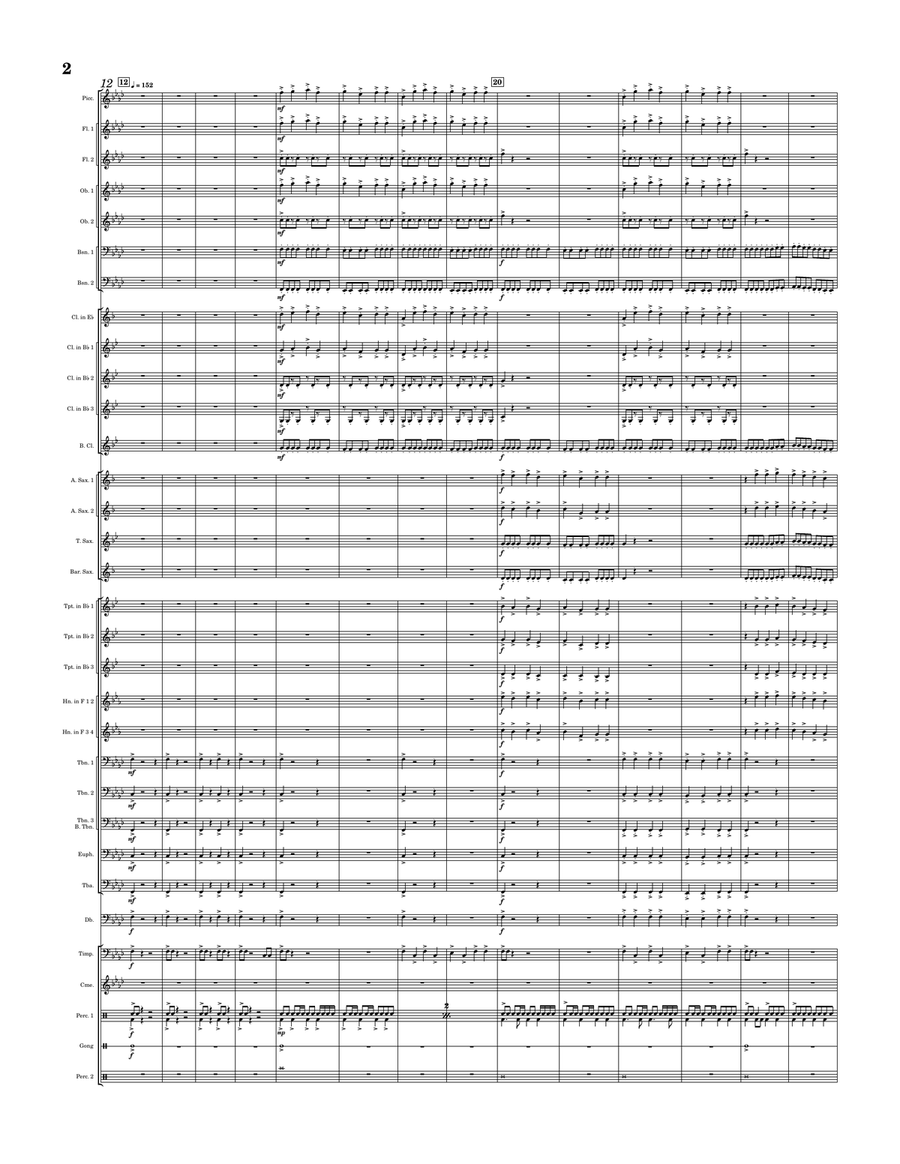 The Day of Wrath Concert Band scores gallery preview page 2