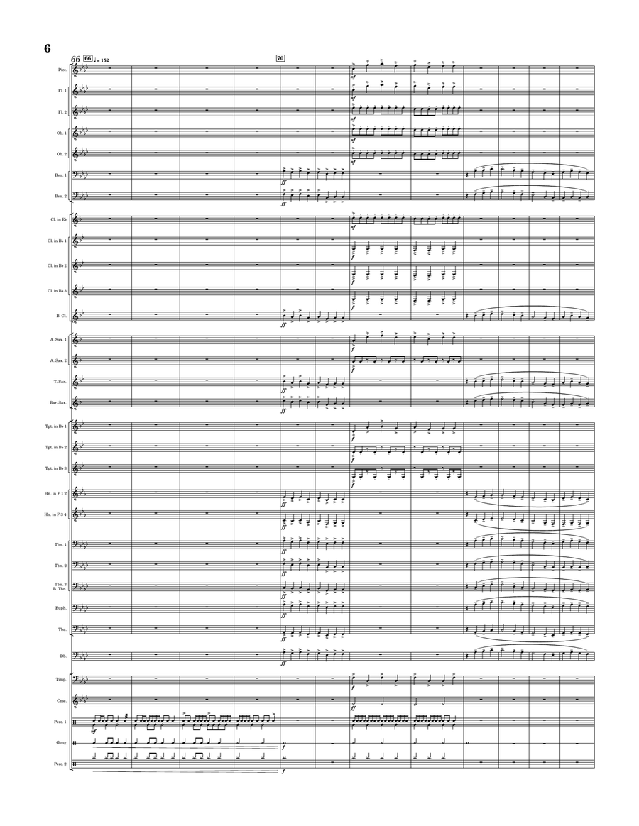 The Day of Wrath Concert Band scores gallery preview page 6