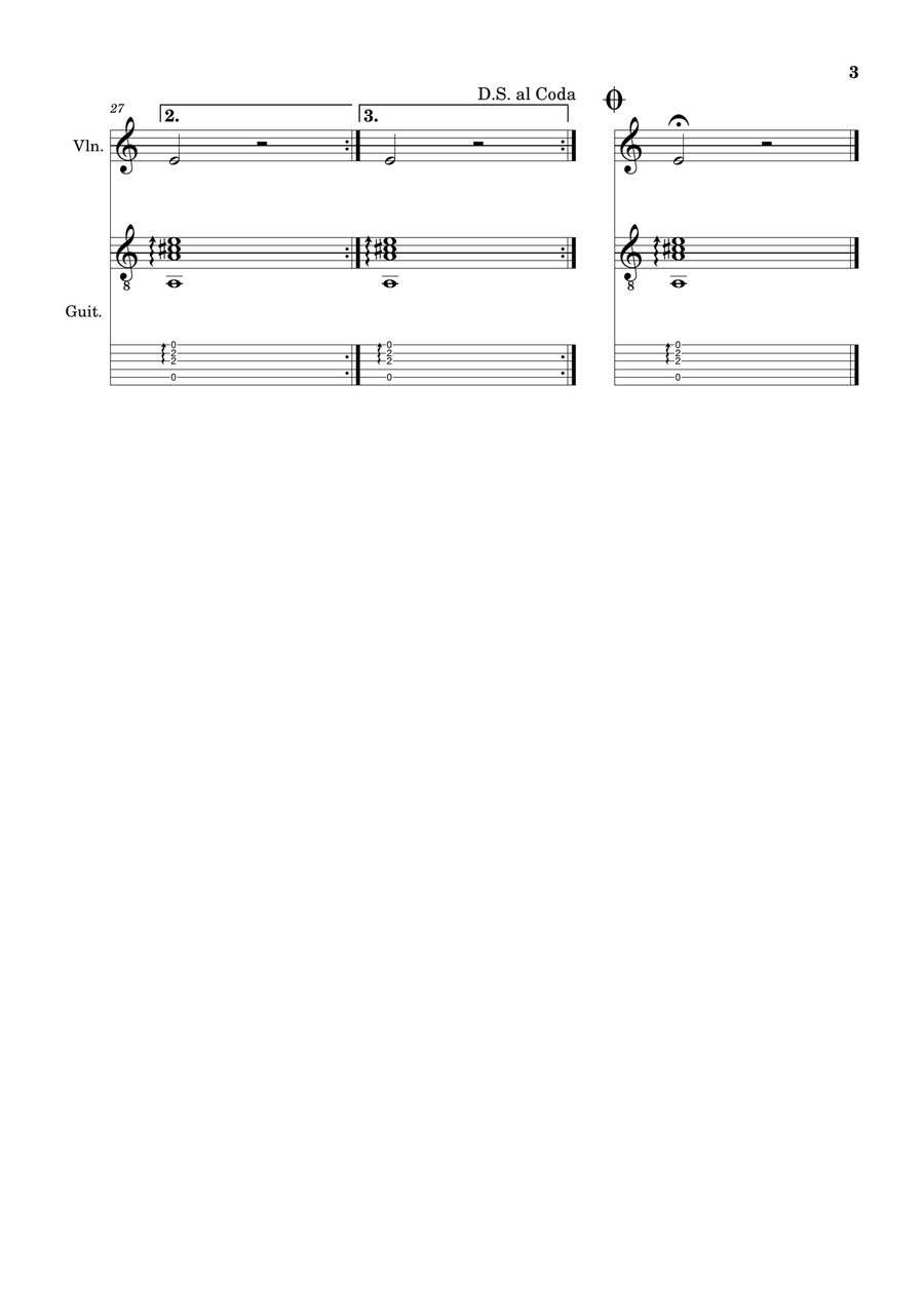 Killing Me Softly With His Song Violin Solo scores gallery preview page 3
