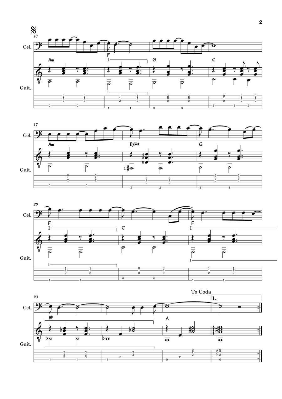 Killing Me Softly With His Song Chamber Music scores gallery preview page 2