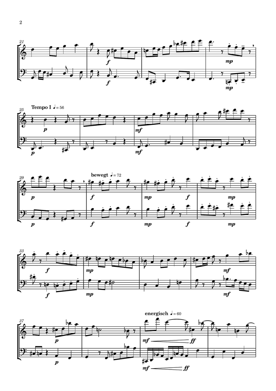 Abglanz Abglanz String Duet scores gallery preview page 3