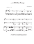 I Am With You Always (Vocal solo with Duet for Soprano and Alto solo)