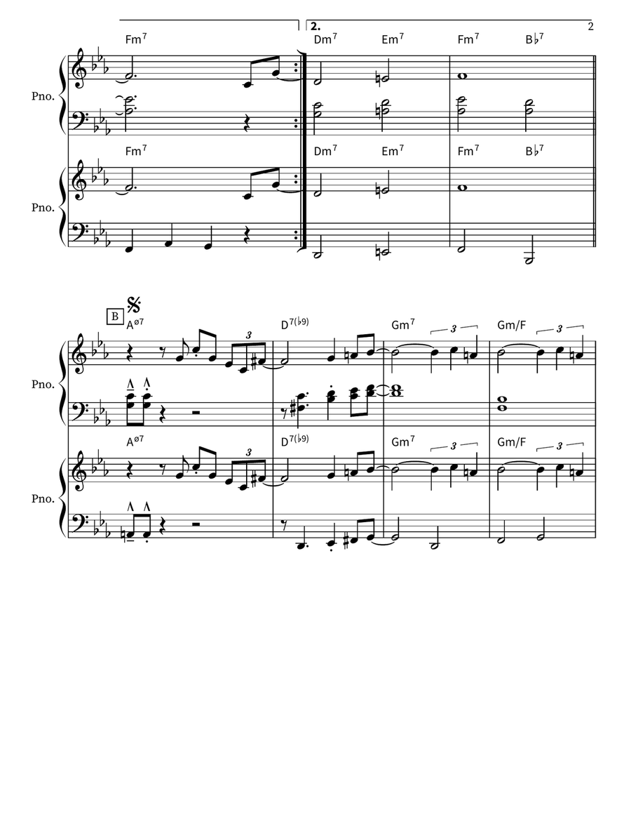 Whisper Not Whisper Not Piano Duet scores gallery preview page 2