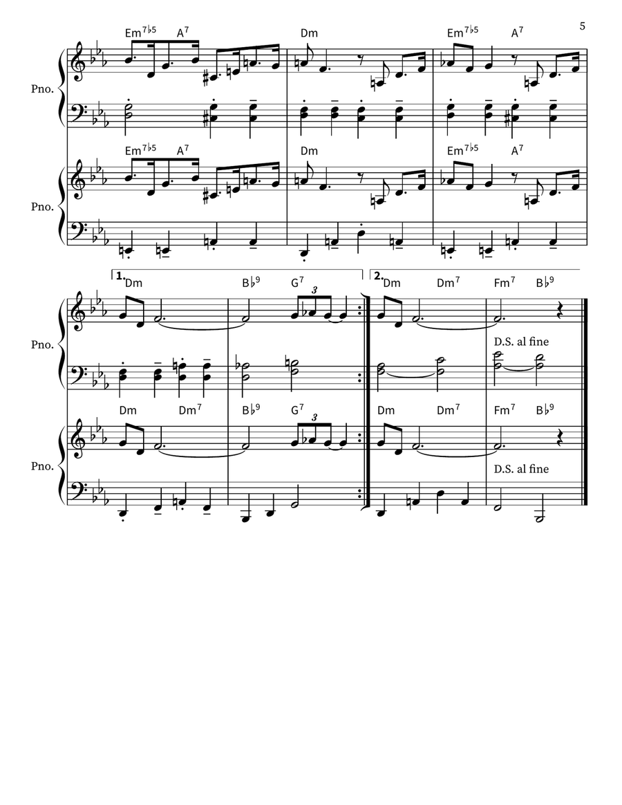 Whisper Not Whisper Not Piano Duet scores gallery preview page 5