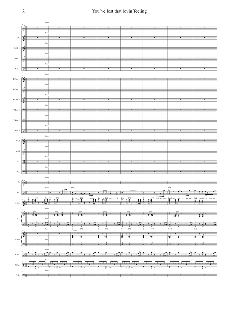 You've Lost That Loving Feeling Full Orchestra scores gallery preview page 2