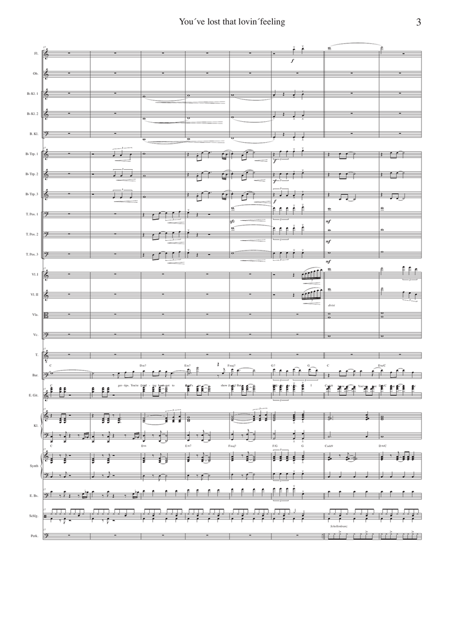 You've Lost That Loving Feeling Full Orchestra scores gallery preview page 3