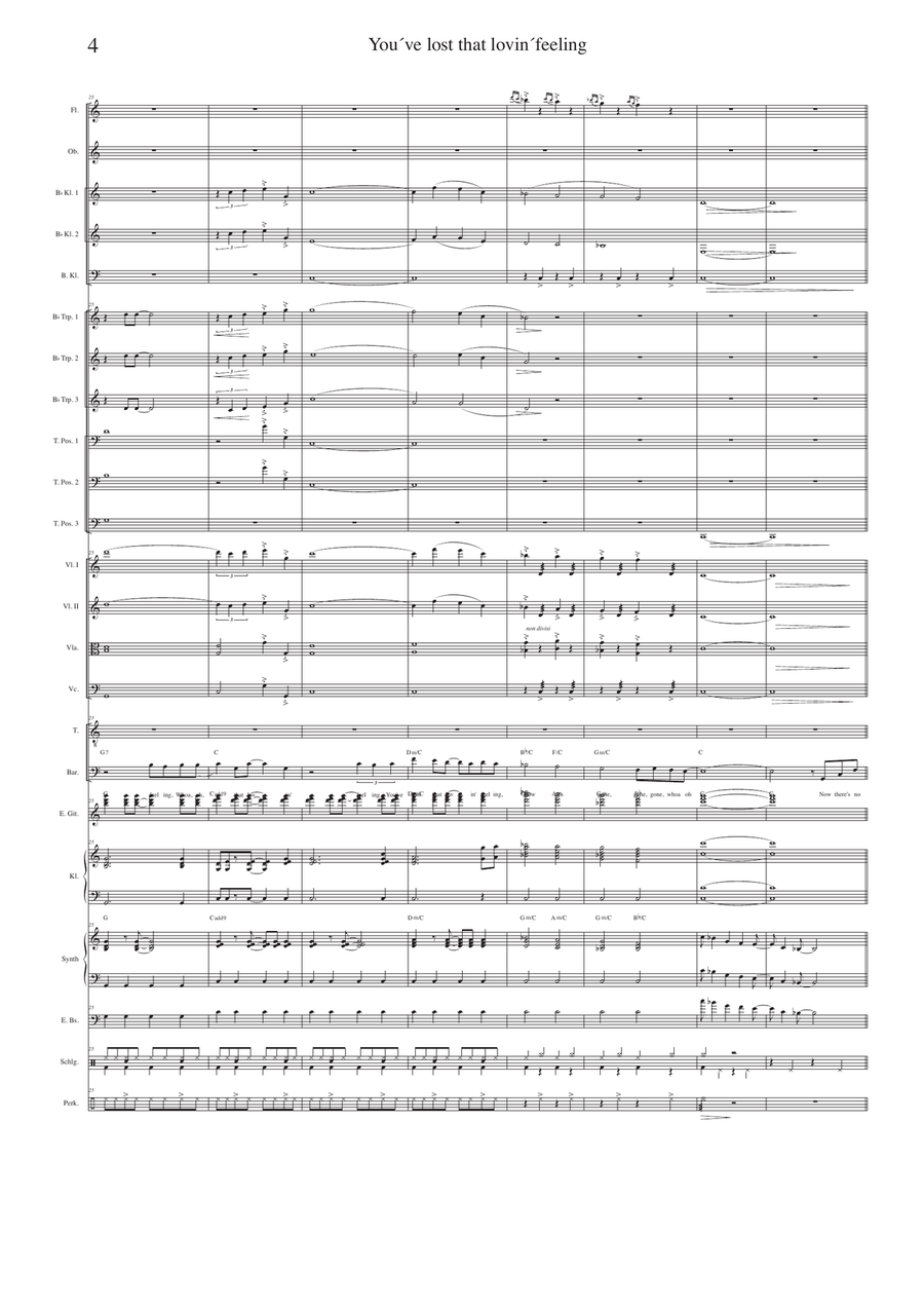 You've Lost That Loving Feeling Full Orchestra scores gallery preview page 4
