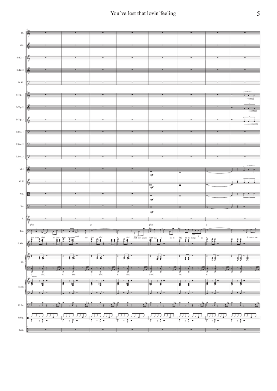 You've Lost That Loving Feeling Full Orchestra scores gallery preview page 5
