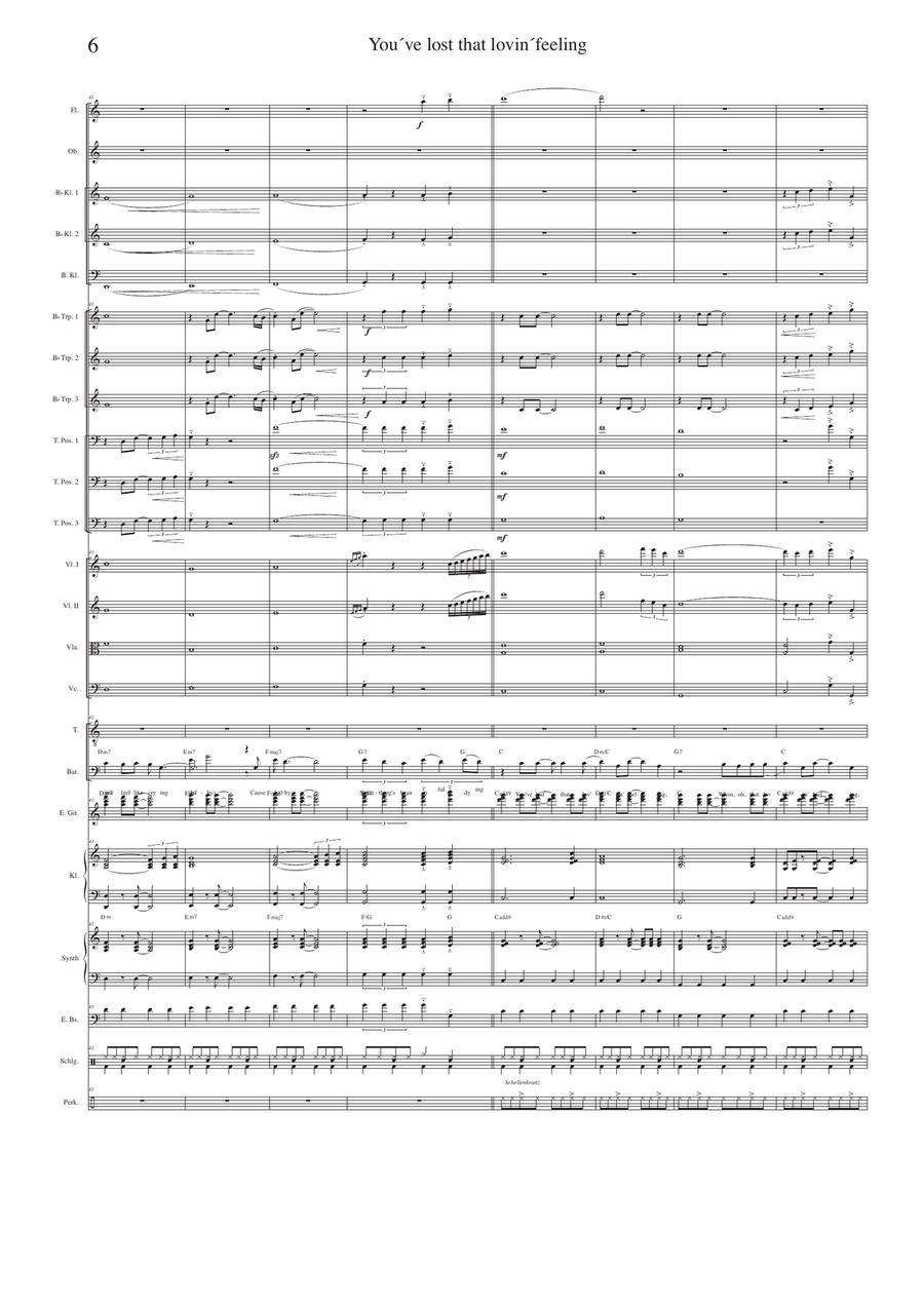 You've Lost That Loving Feeling Full Orchestra scores gallery preview page 6