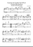 Cuarteto de Cuerdas Op.76 No.2 (Cuarto Movimiento)-Haydn
