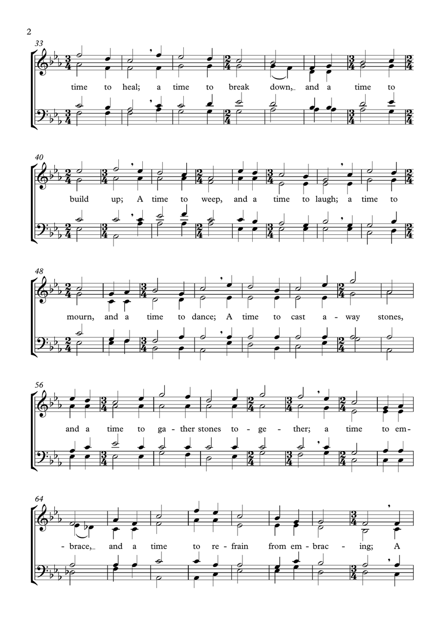 To every thing there is a season 4-Part scores gallery preview page 2