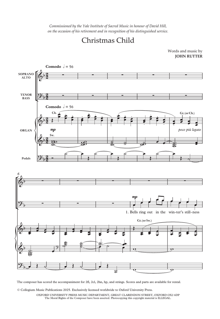 Christmas Child Christmas Child 4-Part scores gallery preview page 2