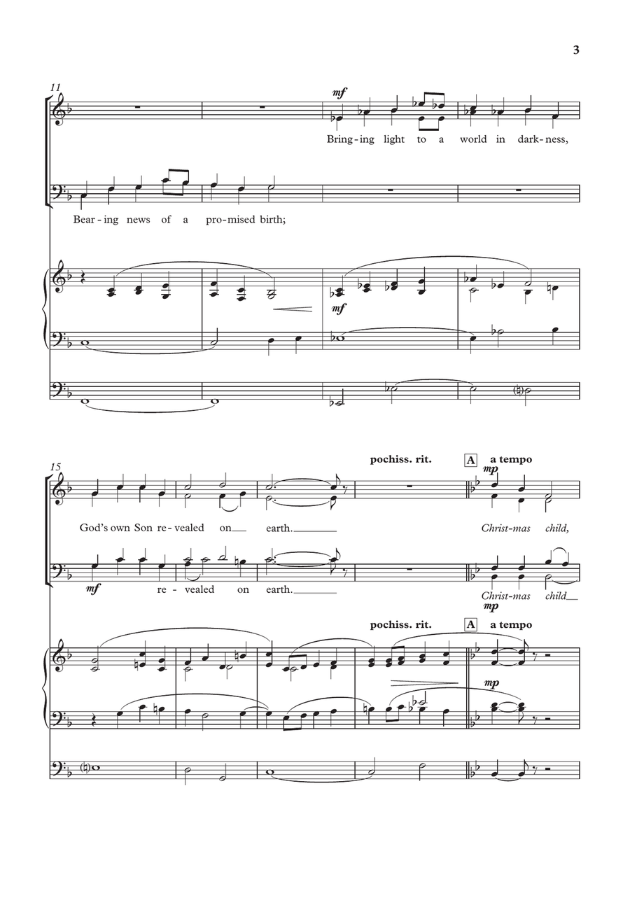 Christmas Child Christmas Child 4-Part scores gallery preview page 3