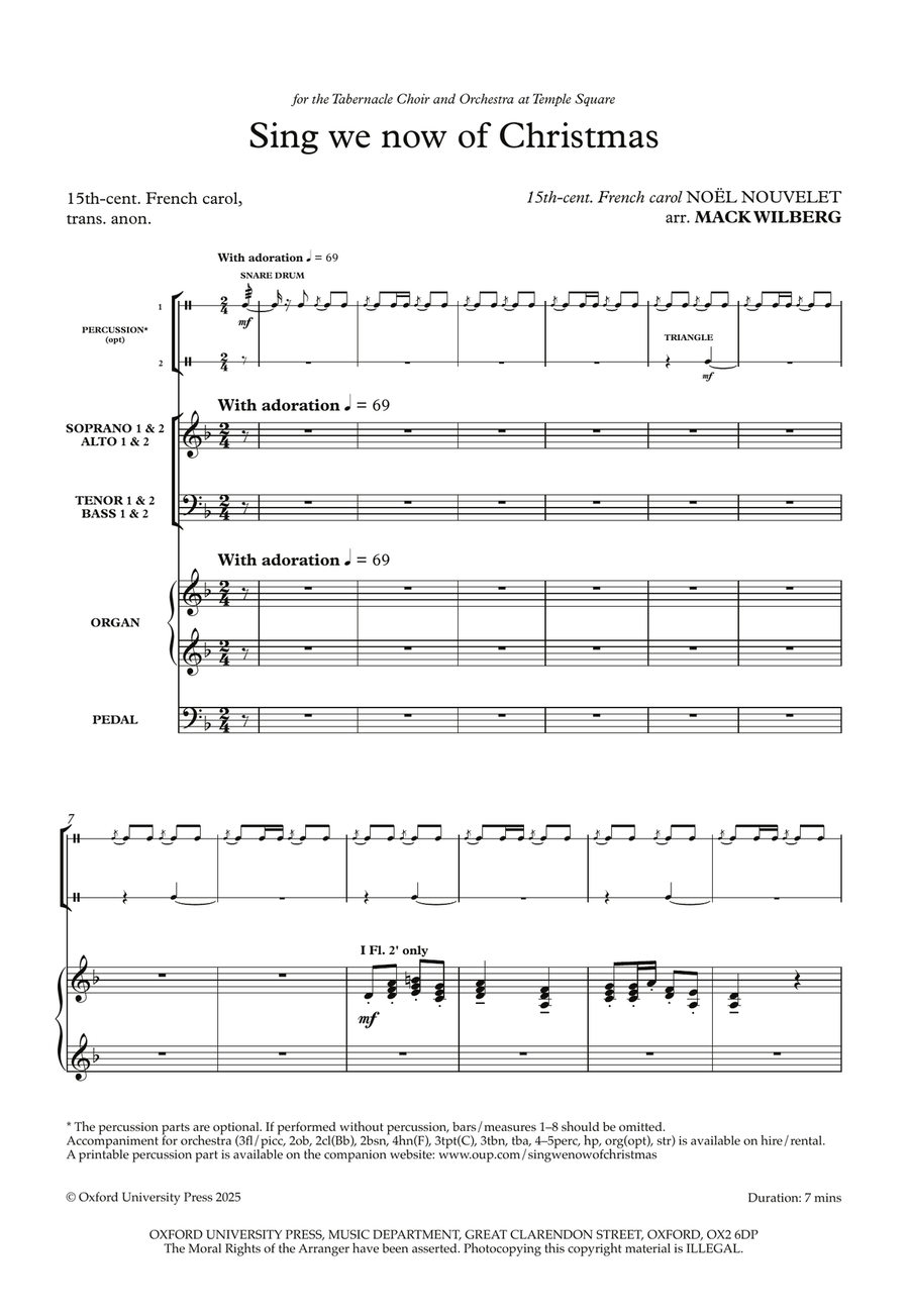 Sing we now of Christmas Sing we now of Christmas Choir scores gallery preview page 2