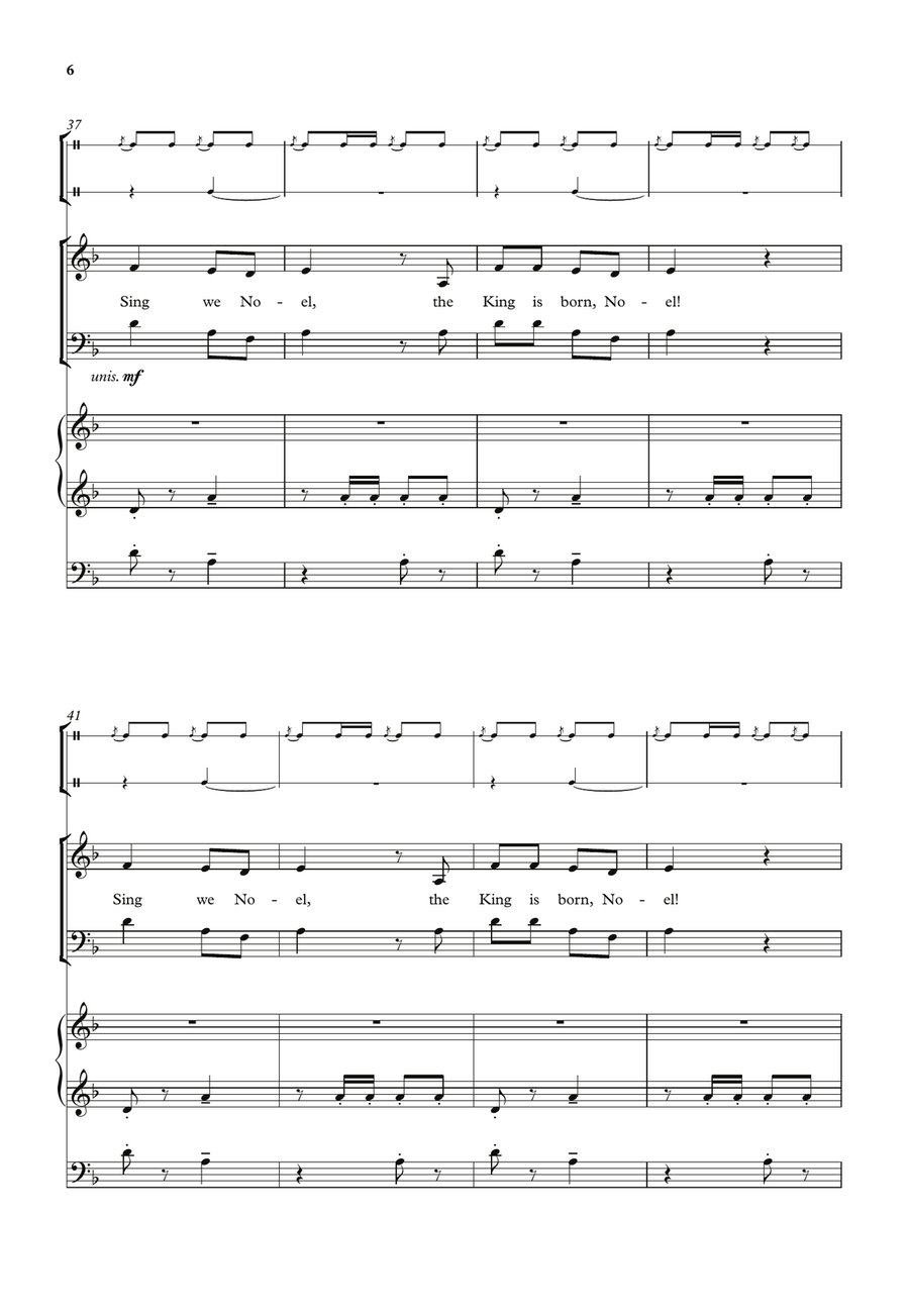 Sing we now of Christmas Sing we now of Christmas Choir scores gallery preview page 5