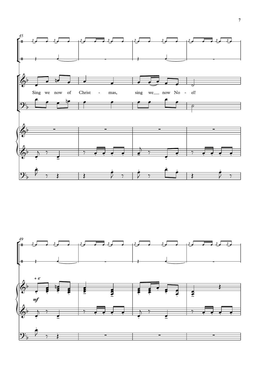 Sing we now of Christmas Sing we now of Christmas Choir scores gallery preview page 6
