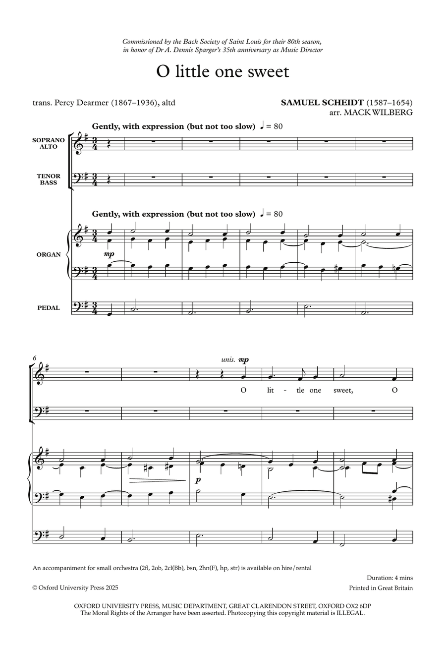 O little one sweet O little one sweet Divisi scores gallery preview page 2