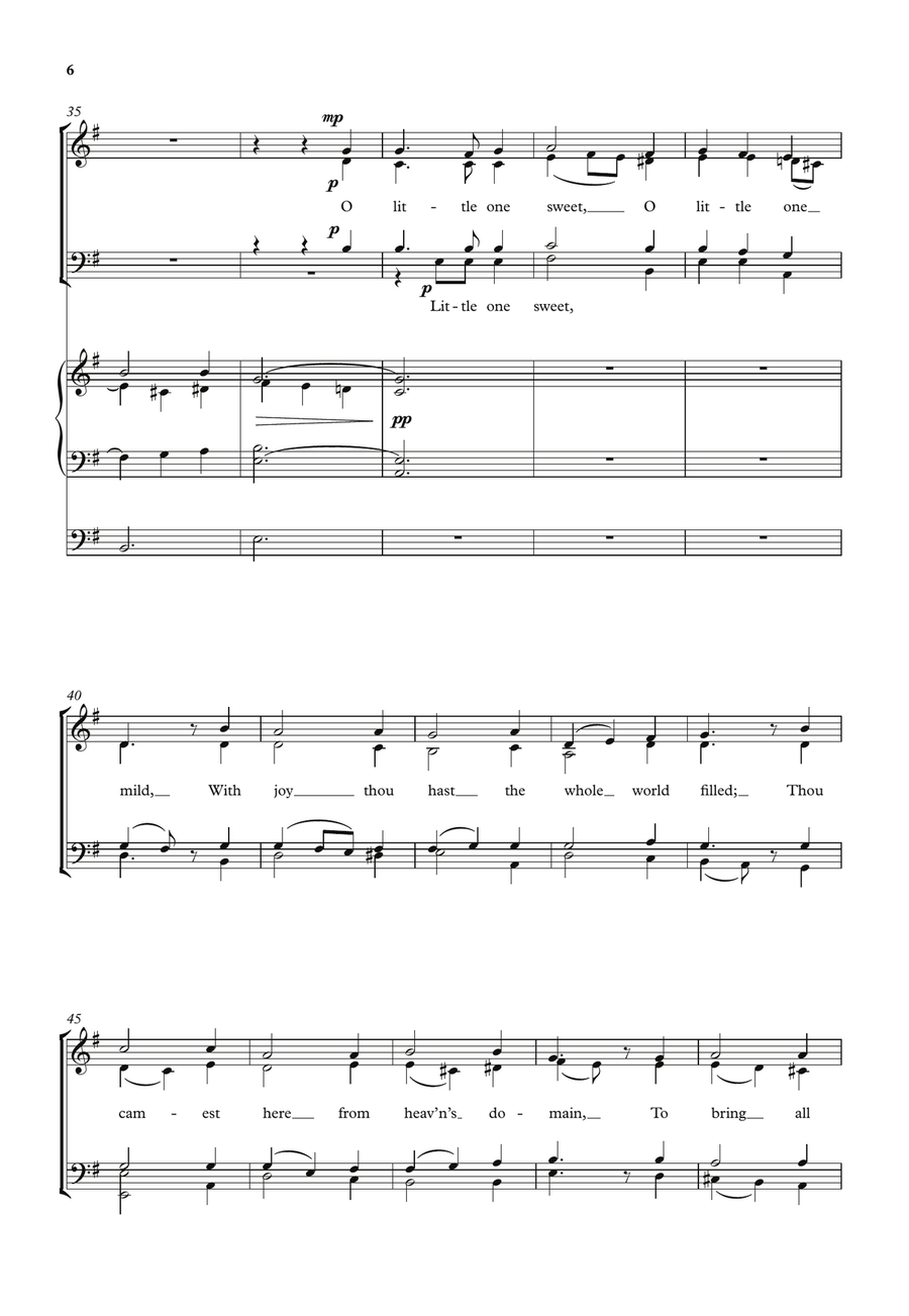 O little one sweet O little one sweet Divisi scores gallery preview page 5
