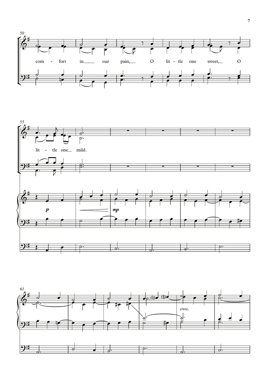 O little one sweet O little one sweet Divisi scores gallery preview page 6