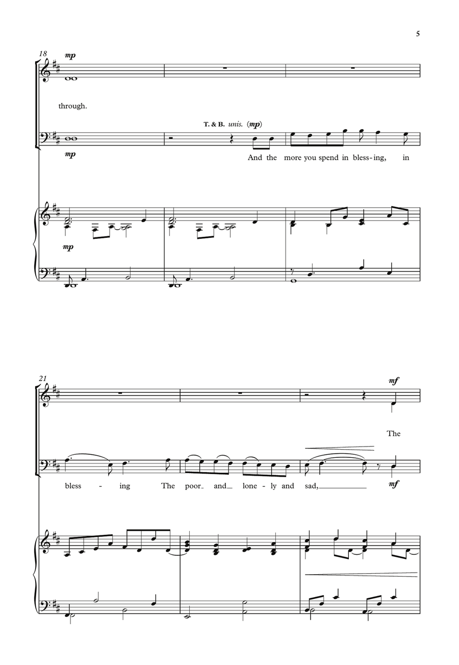 Somehow not only for Christmas 4-Part scores gallery preview page 5