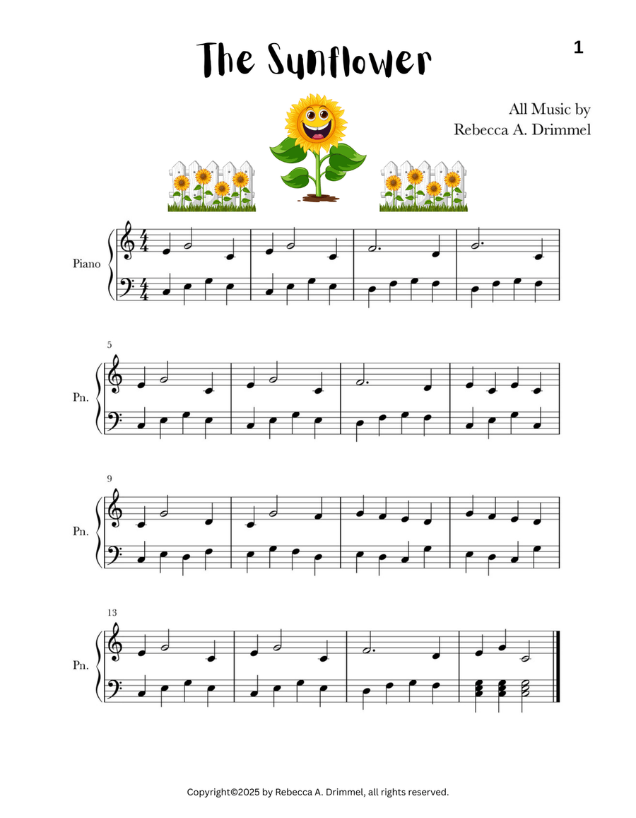Piano Solos for the Early Beginner Easy Piano scores gallery preview page 3