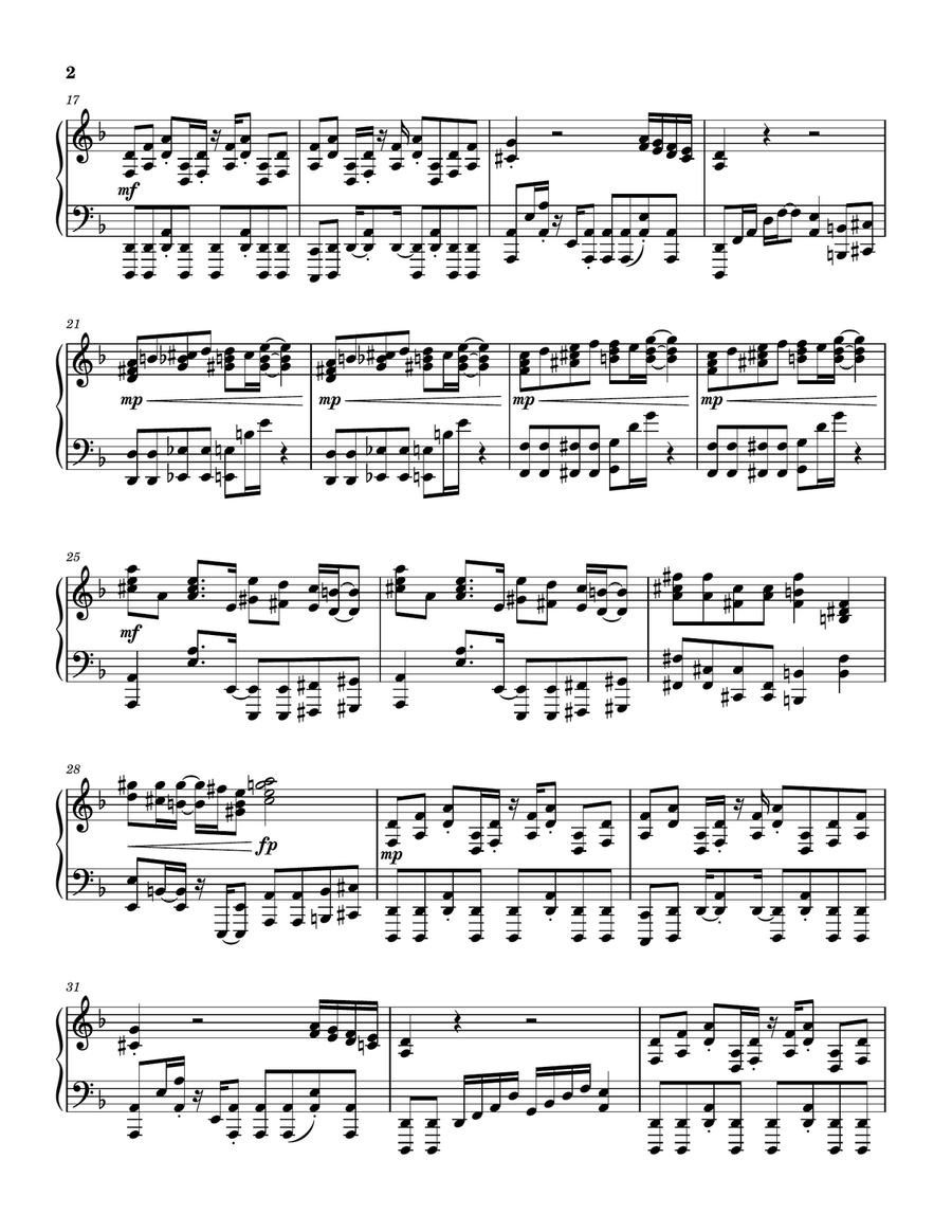 Puttin' on the Ritz Puttin' on the Ritz Piano Solo scores gallery preview page 2
