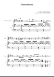 Greensleeves - Traditional English for B. Sax. and Piano.