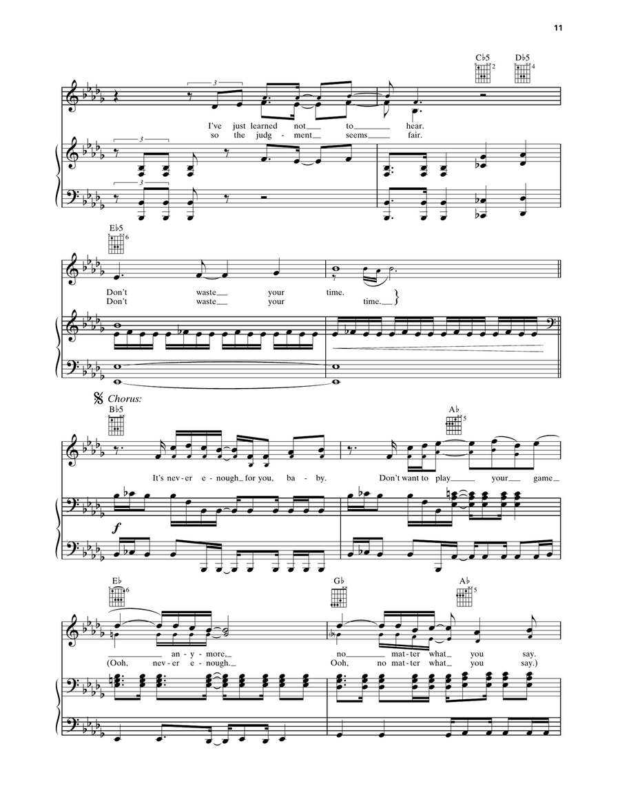Made Of Stone Made Of Stone Piano, Vocal, Guitar scores gallery preview page 3