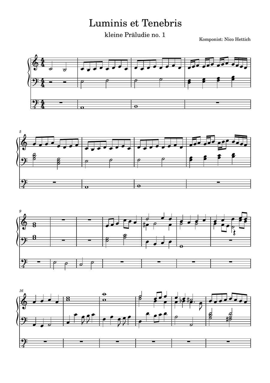 Luminis et Tenebris Luminis et Tenebris Organ Solo scores gallery preview page 1