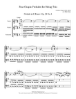 Four Chopin Preludes for String Trio