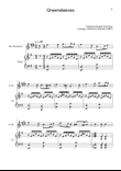 Greensleeves - Traditional English for A. Sax. and Piano.