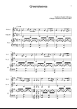 Greensleeves - Violin Duet and Piano. Score and Parts.