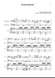 Greensleeves - Traditional English for Cello Duet and Piano.