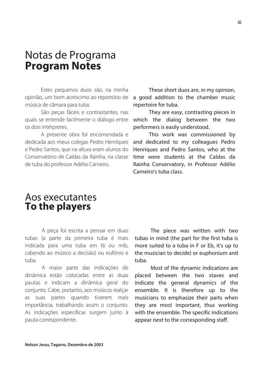 Duets for Tuba, Op. 3a Brass Duet scores gallery preview page 5