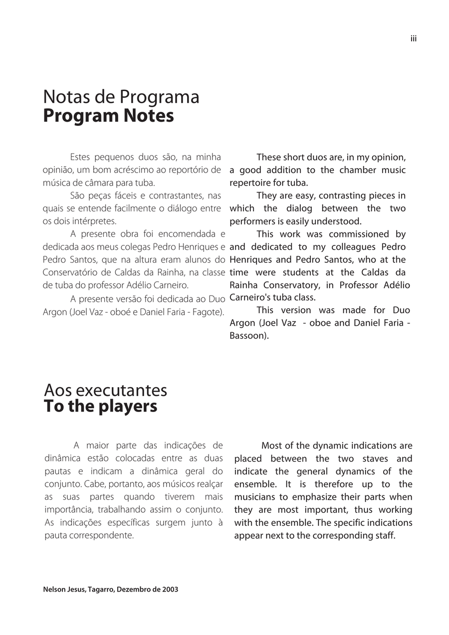 Duets for Double Reeds, Op. 3b Woodwind Duet scores gallery preview page 5