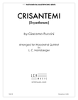 Crisantemi (Chrysanthemums) arr. for Woodwind Quintet