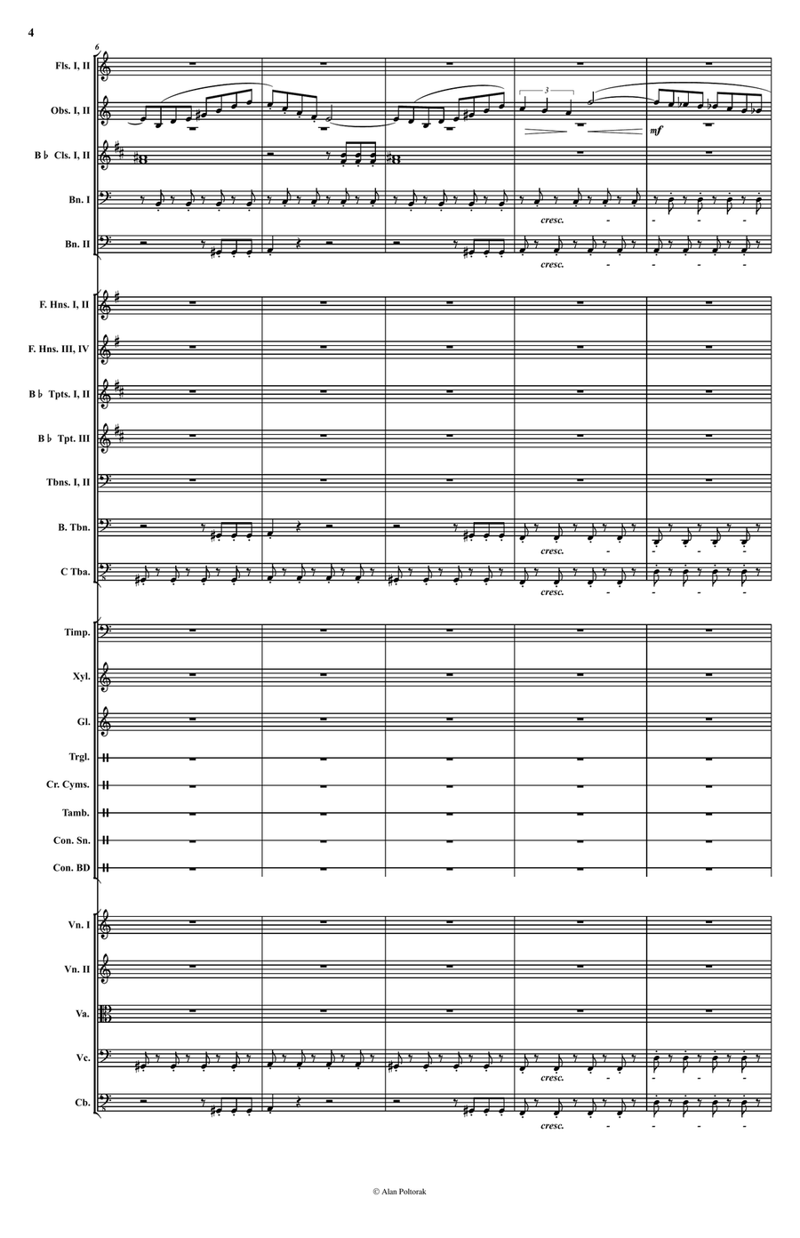 A Theme for the Broomstick Full Orchestra scores gallery preview page 4