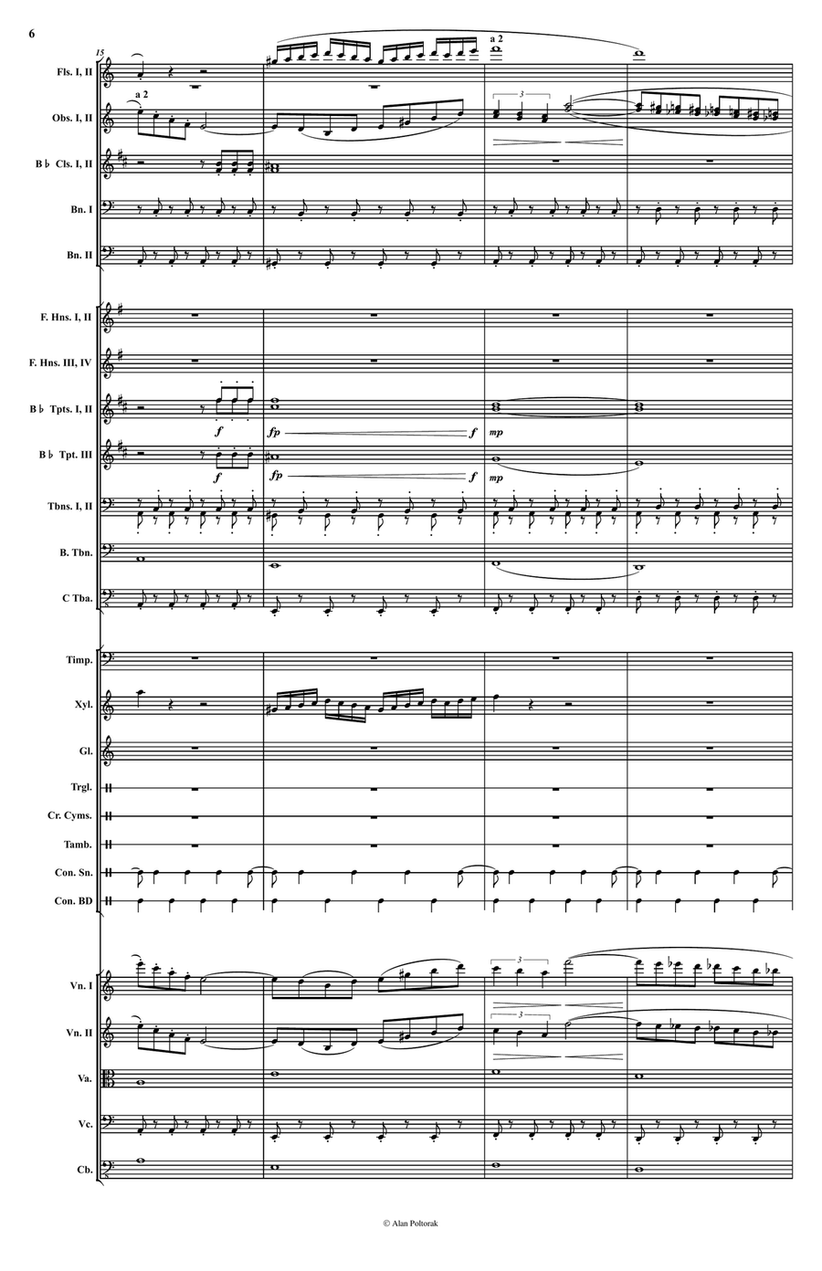 A Theme for the Broomstick Full Orchestra scores gallery preview page 6