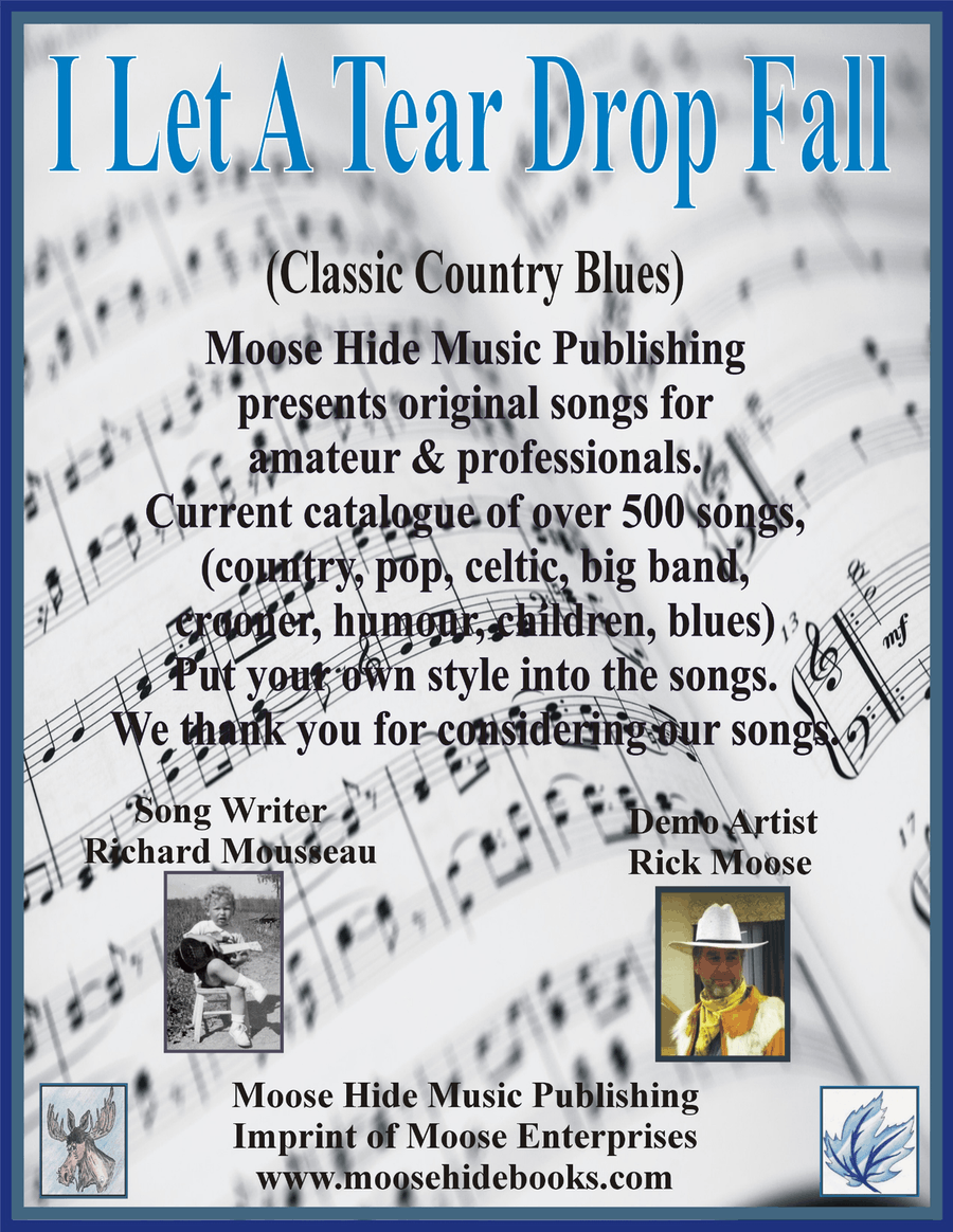 I Let A Tear Drop Fall I Let A Tear Drop Fall Acoustic Guitar scores gallery preview page 1