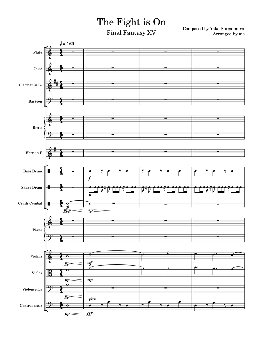 The Fight is On The Fight is On Chamber Music scores gallery preview page 1