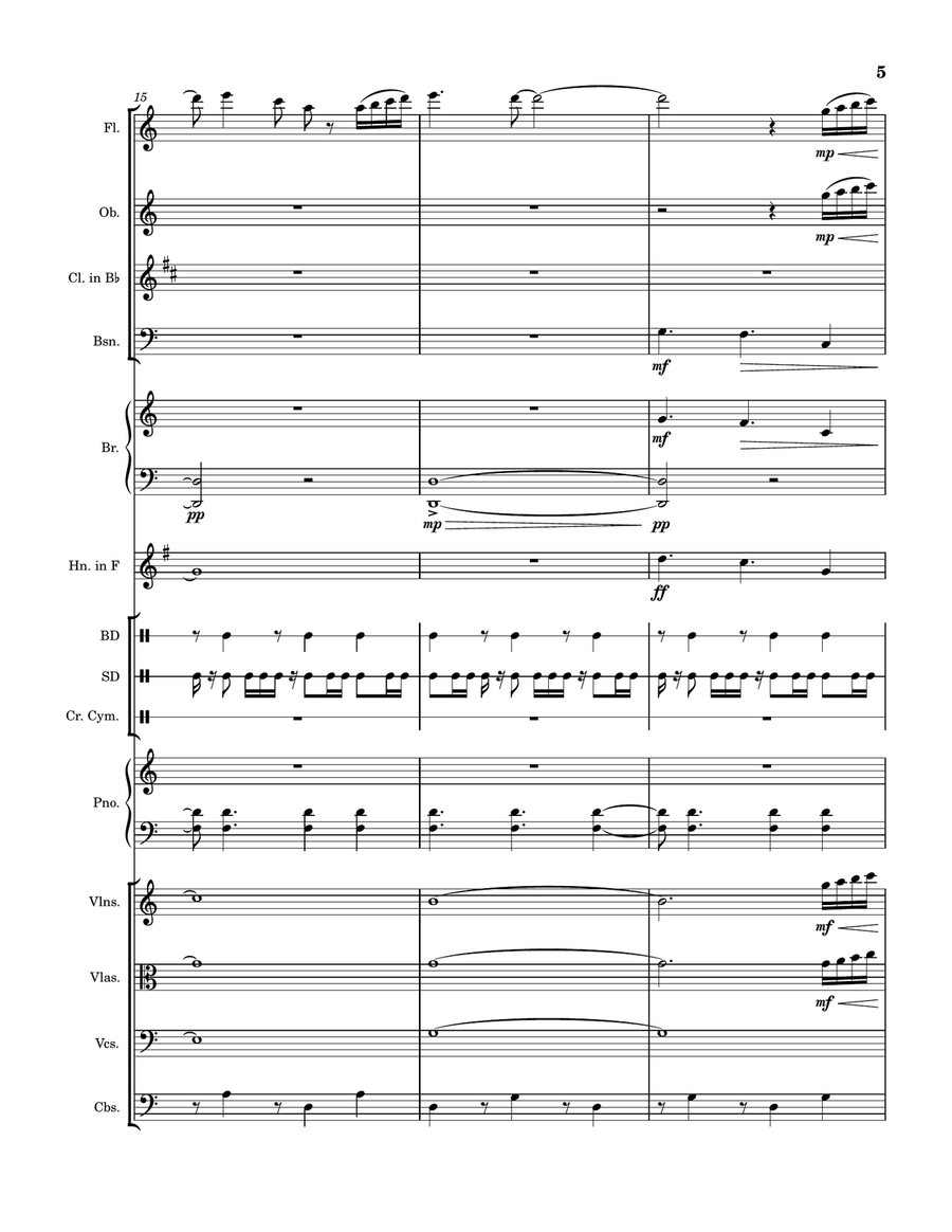 The Fight is On The Fight is On Chamber Music scores gallery preview page 5