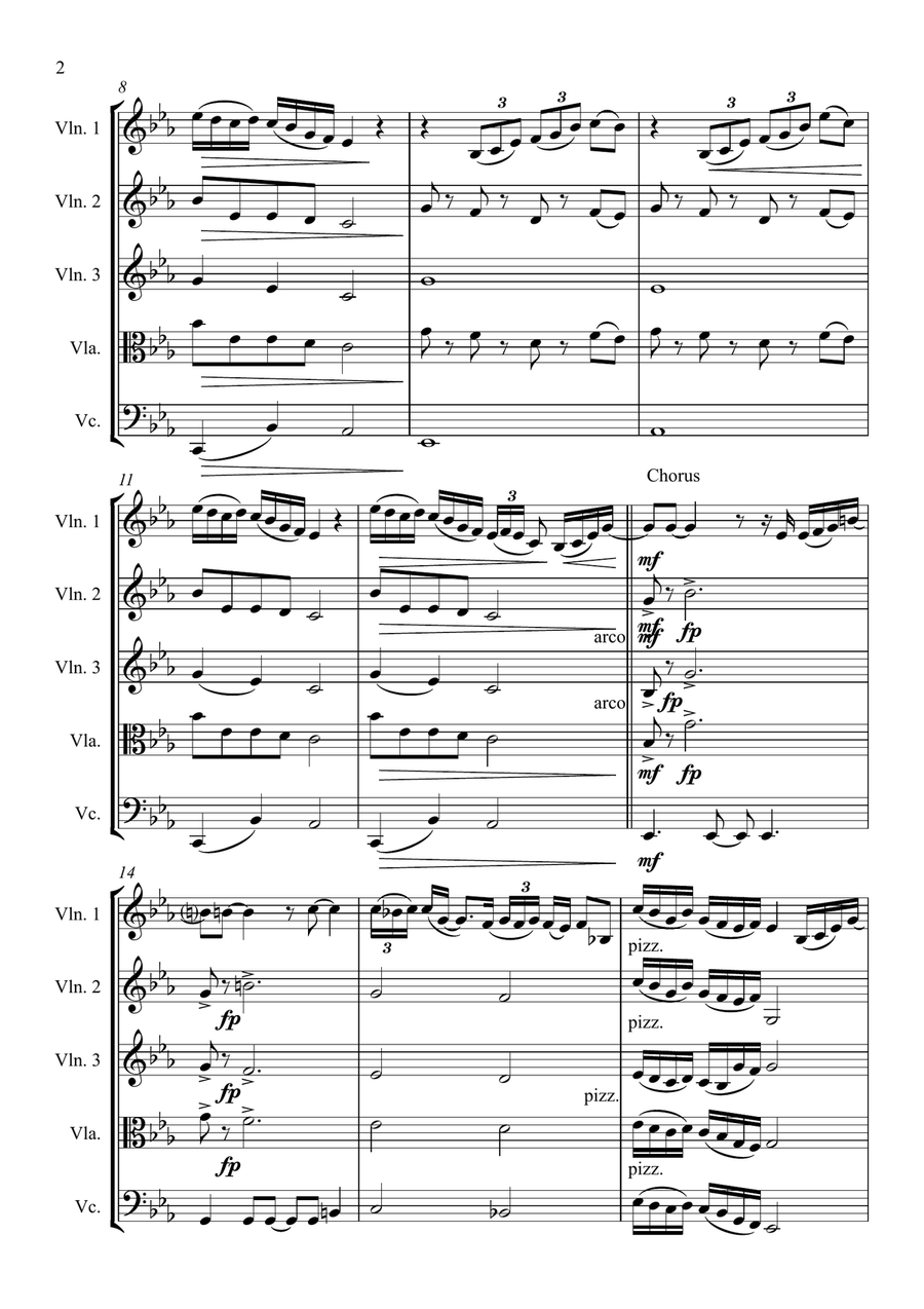 Pov Pov String Quartet scores gallery preview page 2