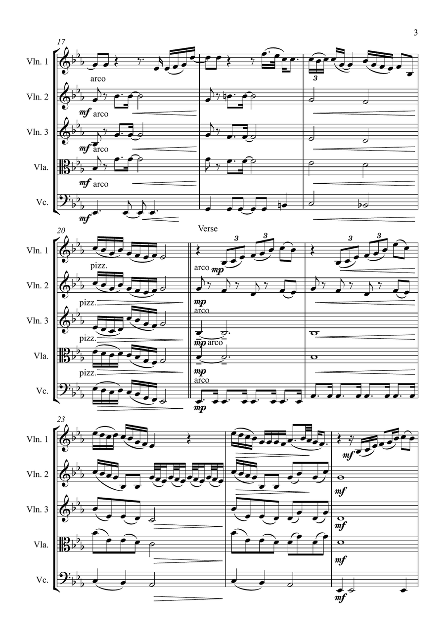 Pov Pov String Quartet scores gallery preview page 3